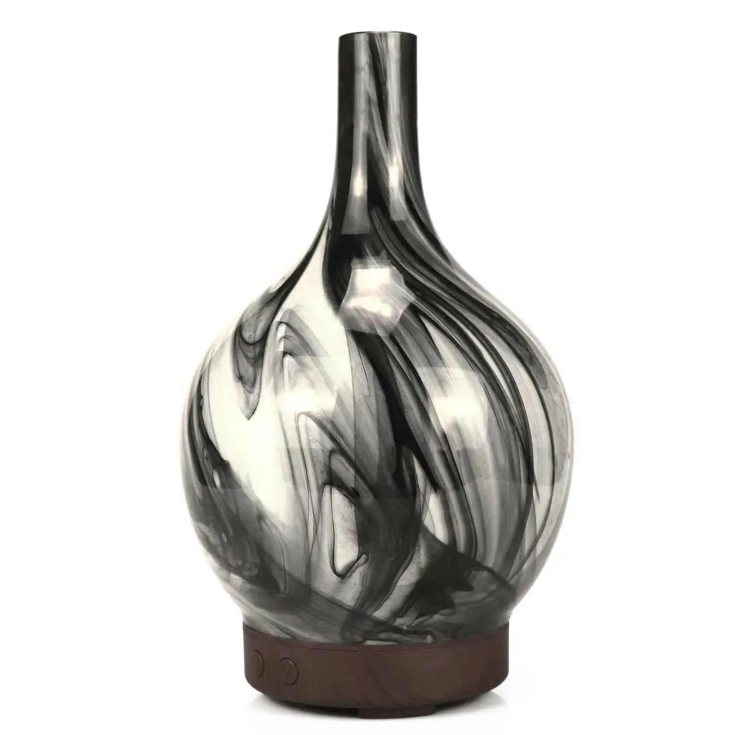 Ceramic Ultrasonic Aroma Diffuser - Enhance Your Space with Tranquil Ink Painting Design - CRYSTALOIL