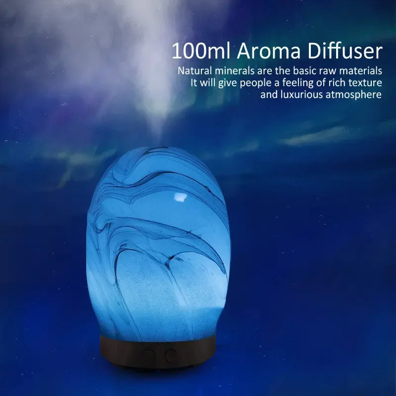 Colorful s humidifier aromatherapy machine, Stylish Aromatherapy Diffuser: Elevate Your Space with Soothing Humidification - CRYSTALOIL