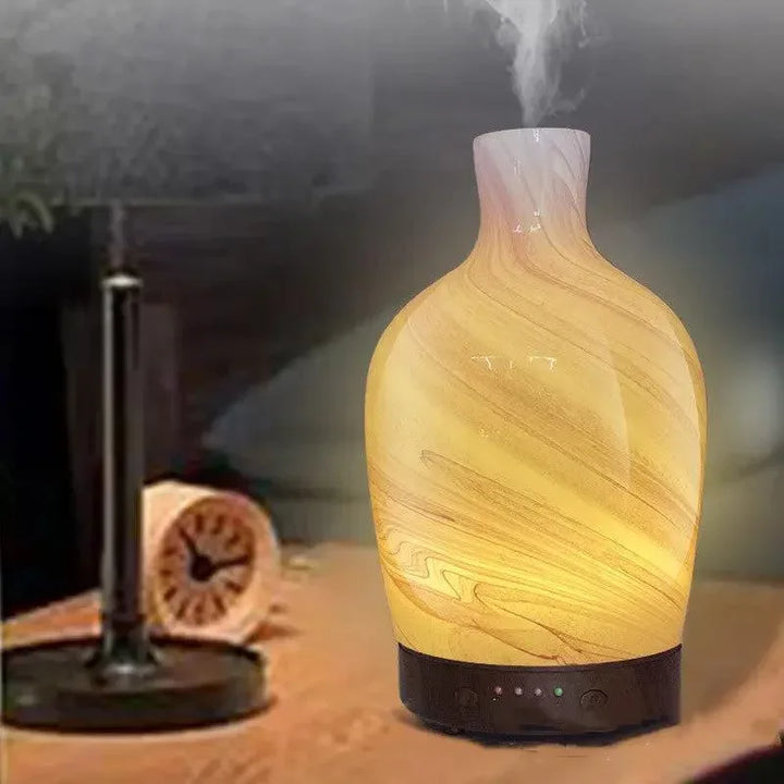 120 Ml3D Art Glass Aroma Diffuser Ultrasonic Humidifier - CRYSTALOIL