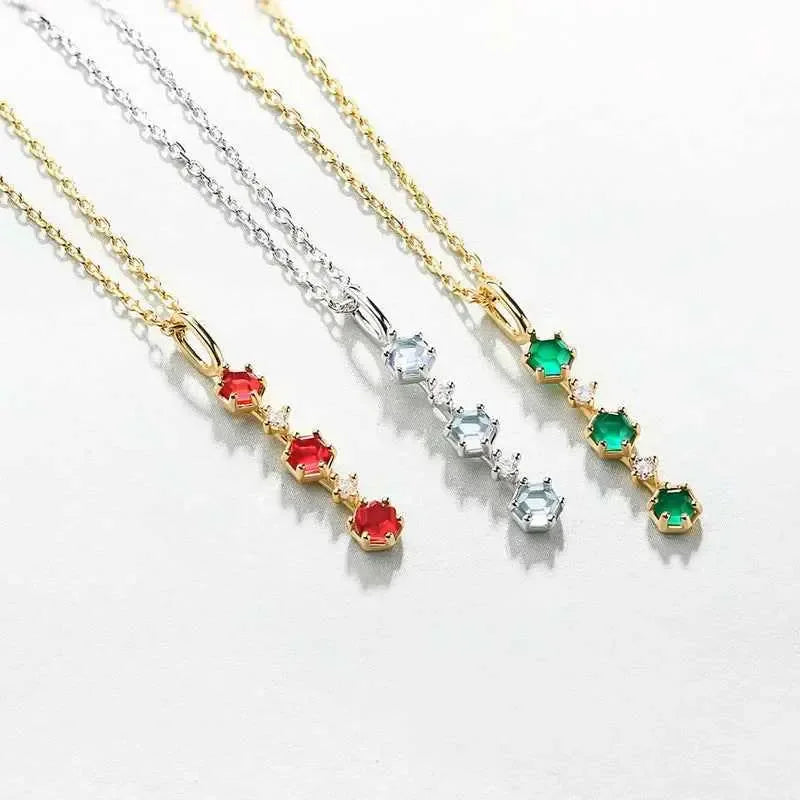 Natural Mozambique Garnet Pendant in Gold-Plated Setting - CRYSTALOIL