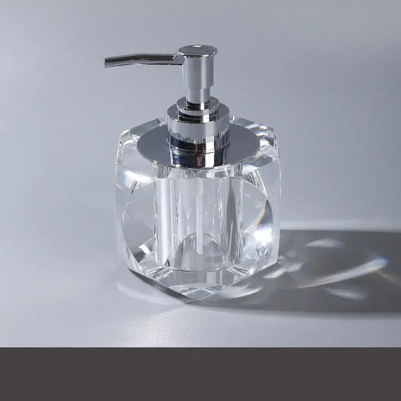 European Style Light Luxury Crystal Hand Soap Bottle Soap Liquid Bottle - CRYSTALOIL