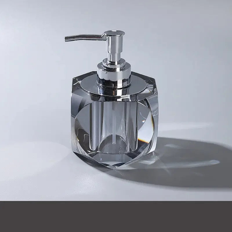 European Style Light Luxury Crystal Hand Soap Bottle Soap Liquid Bottle - CRYSTALOIL