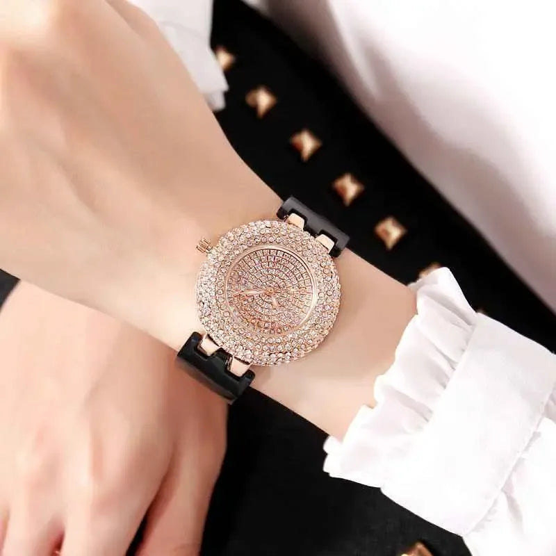 Watch, Stars And Diamonds British Watch Luxury Watch, is a luxurious timepiece adorned with celestial-inspired motifs and sparkling diamond accents - CRYSTALOIL