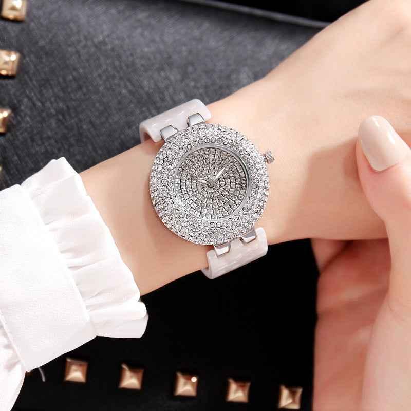 Watch, Stars And Diamonds British Watch Luxury Watch, is a luxurious timepiece adorned with celestial-inspired motifs and sparkling diamond accents - CRYSTALOIL