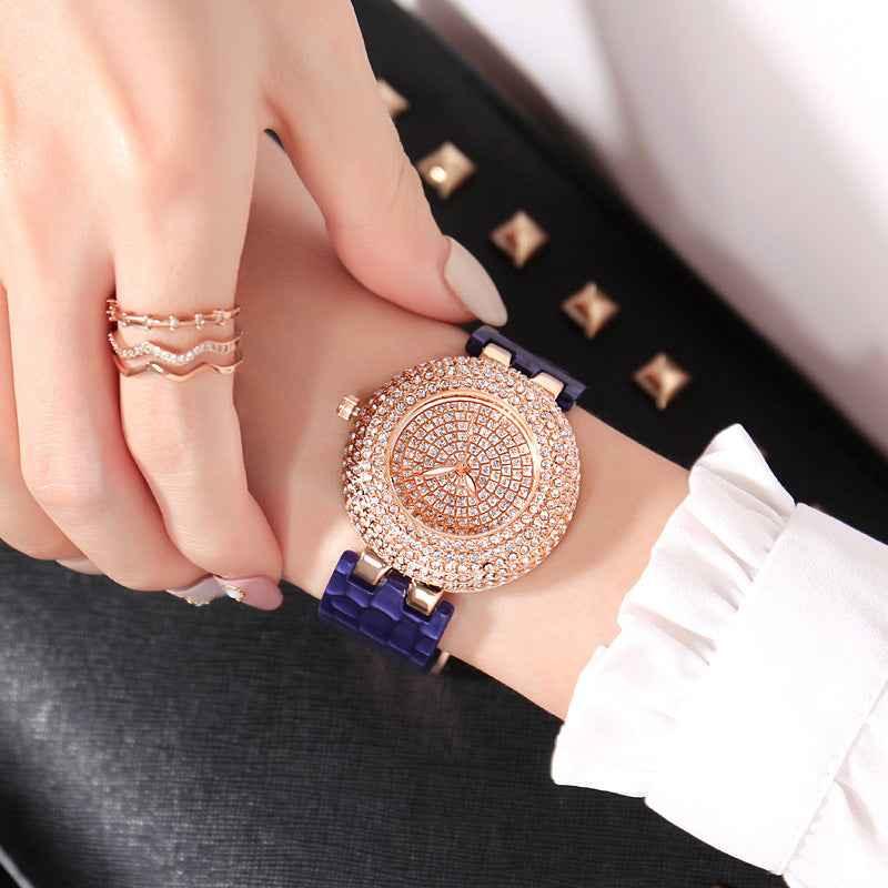 Watch, Stars And Diamonds British Watch Luxury Watch, is a luxurious timepiece adorned with celestial-inspired motifs and sparkling diamond accents - CRYSTALOIL