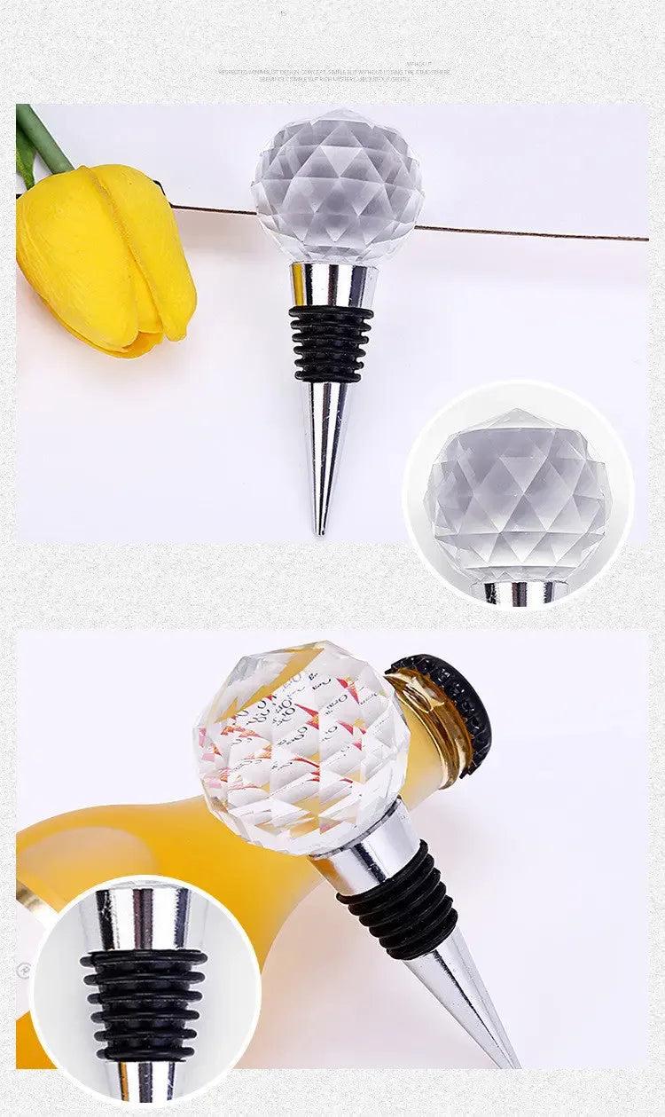 Crystal Ball Wine Stopper - CRYSTALOIL