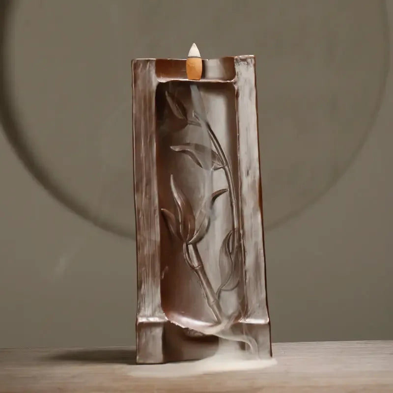 Bao'an Ceramic Purple Clay Aroma Diffuser, - CRYSTALOIL