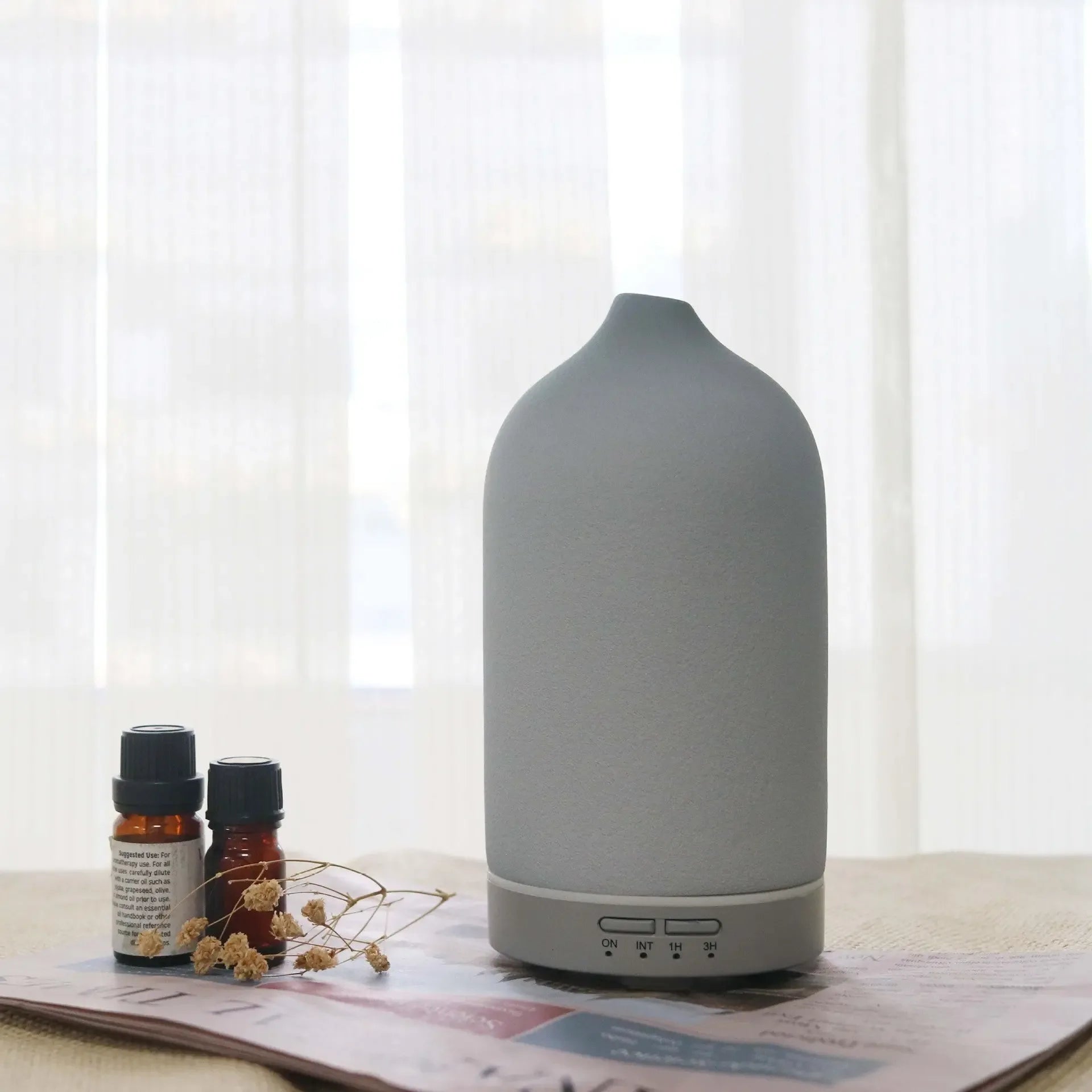 Ceramic Humidifier Diffuser Frosted Ceramic Aroma Diffuser - CRYSTALOIL