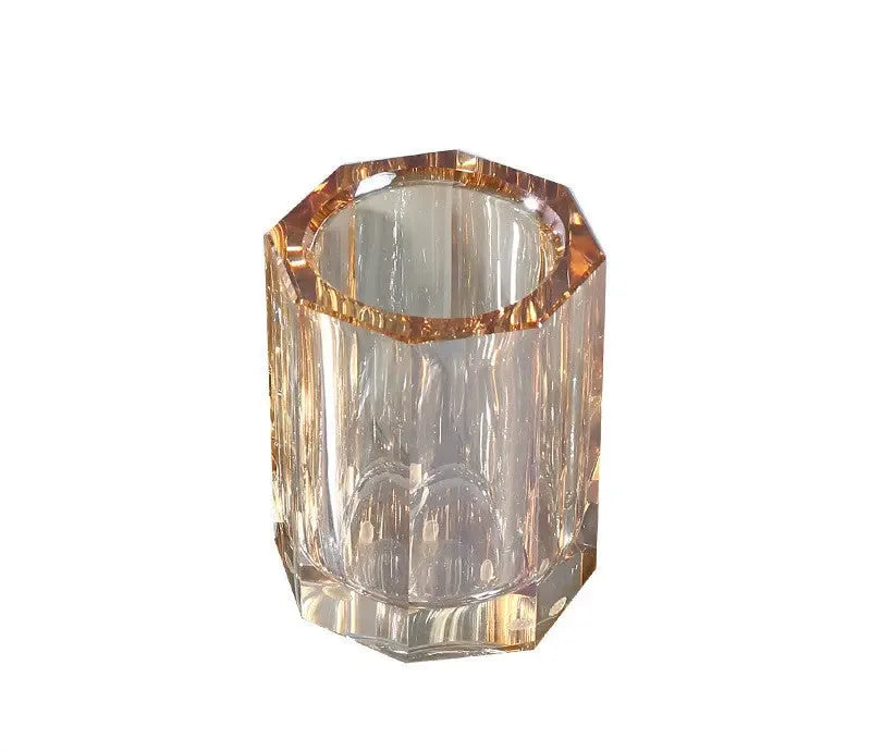 Net Celebrity Light Luxury Crystal Wash Set High-end Soap Box Shower Gel Hand Sanitizer Bottled Jar Decorative Ornaments - CRYSTALOIL