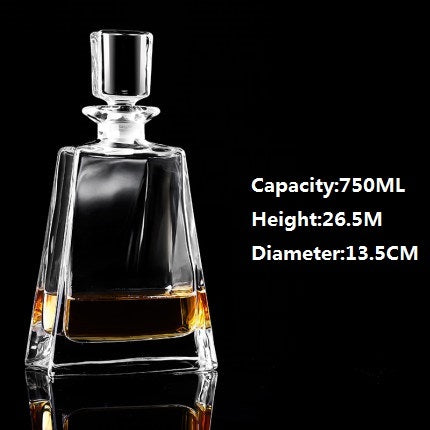 Large Crystal Glass Wine Bottle Creative Red Wine Decanter - CRYSTALOIL