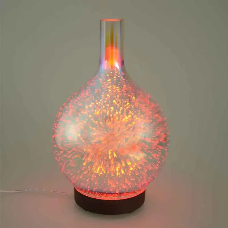 New Firework Ultrasonic Diffuser with Mesmerizing LED Light Display for Ambient Atmosphere - CRYSTALOIL