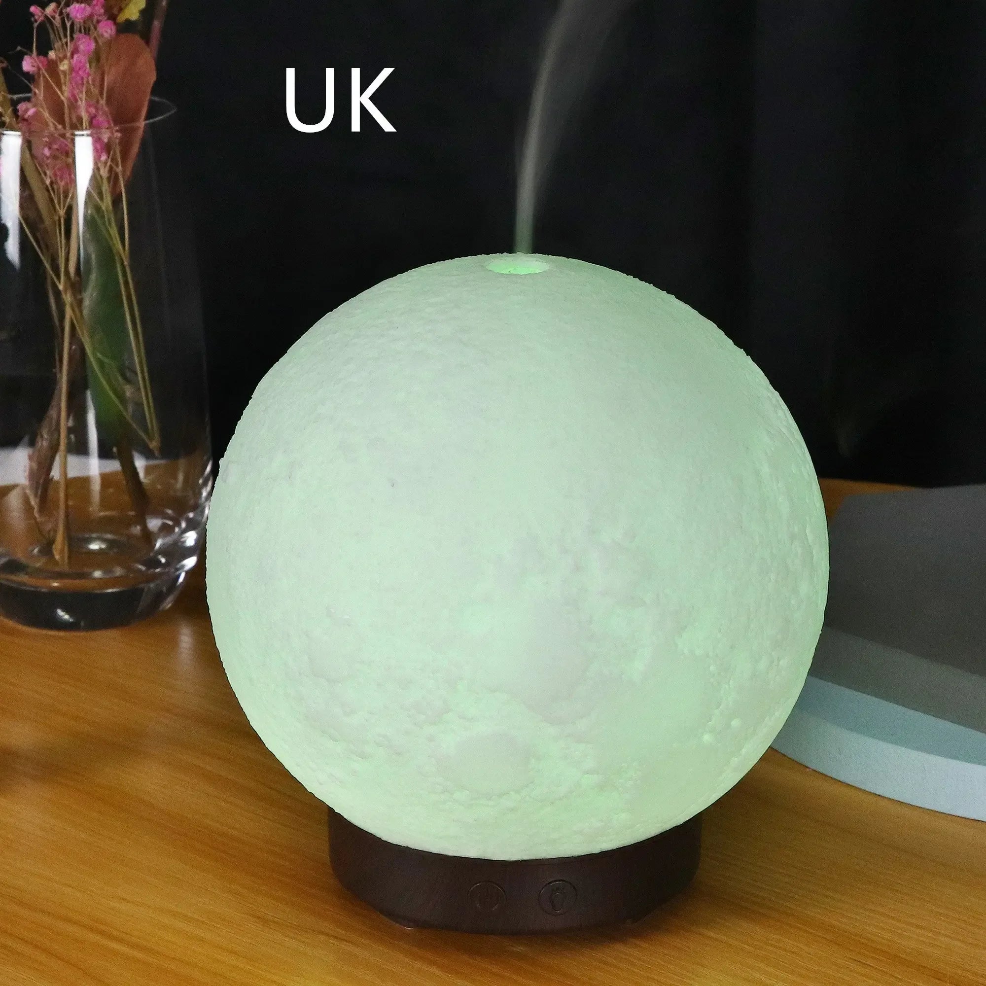 Moon Light Ultrasonic Humidifier Aroma Diffuser, Moon Light Ultrasonic Humidifier Aroma Diffuser, blending soothing humidity with aroma - CRYSTALOIL