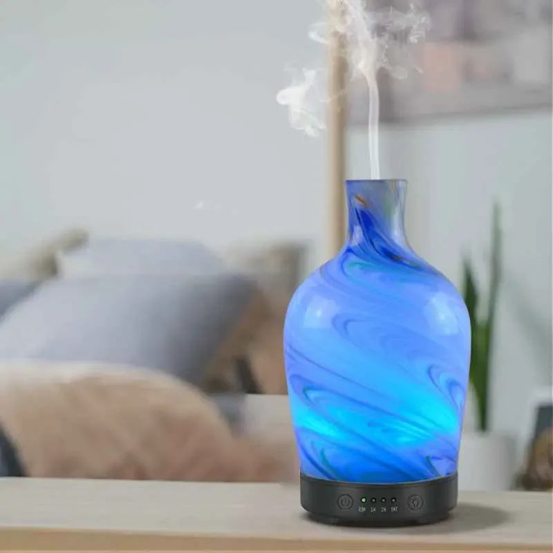 Aroma Humidifier Diffuser: Stylish Essential Oil Spray Diffuser for Soothing Humidification and Aromatherapy Benefits - CRYSTALOIL