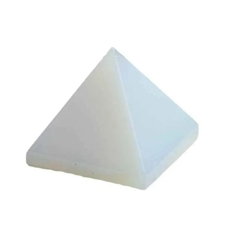 Rough Processed Crystal Opal Pyramid Ornament - CRYSTALOIL