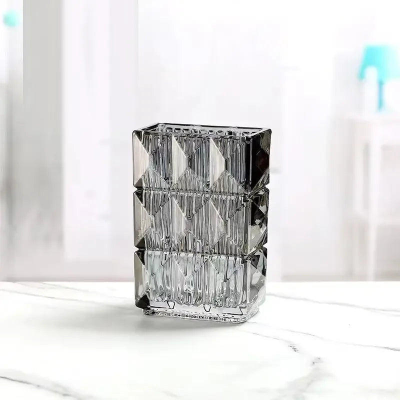 Nordic Light Luxury Bakala Crystal Vase Home Decoration - CRYSTALOIL