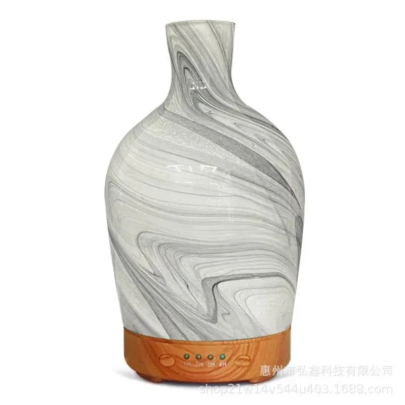 120 Ml3D Art Glass Aroma Diffuser Ultrasonic Humidifier - CRYSTALOIL
