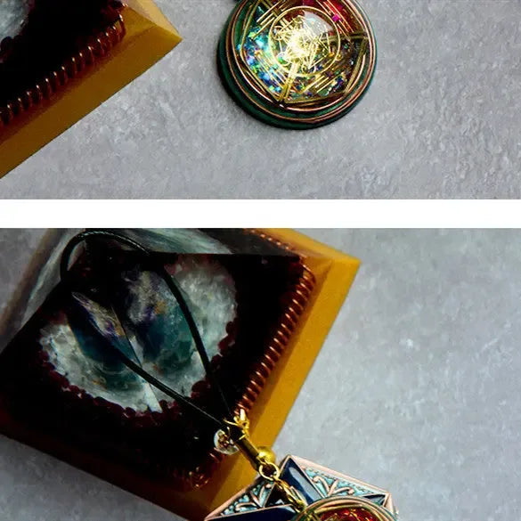 Original Constellation Crystal Fortune Pendant Fortune Necklace, This unique piece features sparkling crystals arranged in a constellation design - CRYSTALOIL