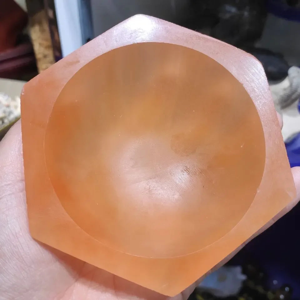 Rough Polished Crystal bowl - CRYSTALOIL