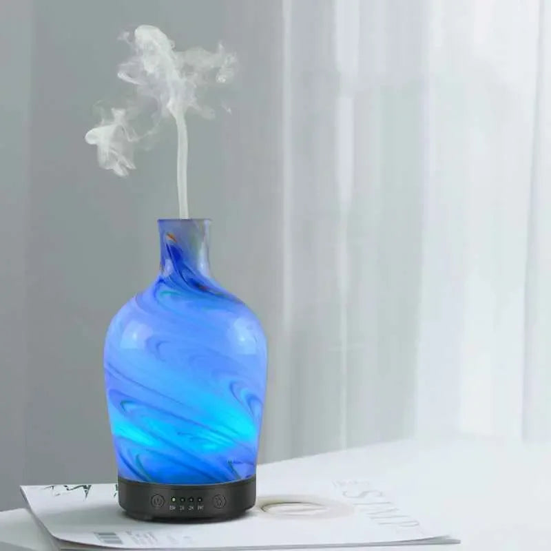Aroma Humidifier Diffuser: Stylish Essential Oil Spray Diffuser for Soothing Humidification and Aromatherapy Benefits - CRYSTALOIL