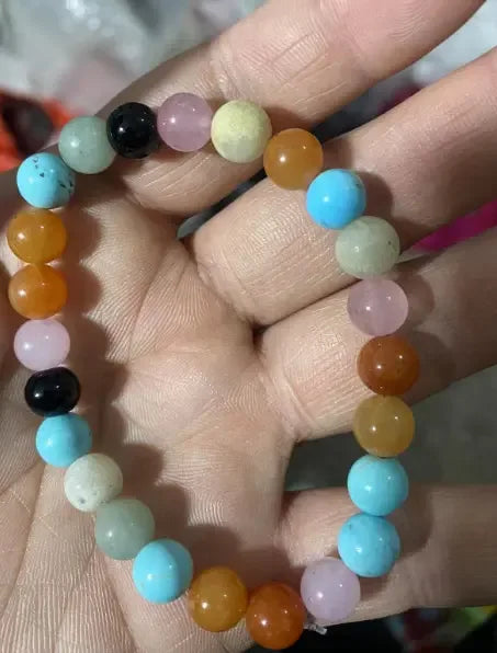 Natural lapis gold tiger eye stone blue pine bracelet fashion decoration for men and women bracelet - CRYSTALOIL