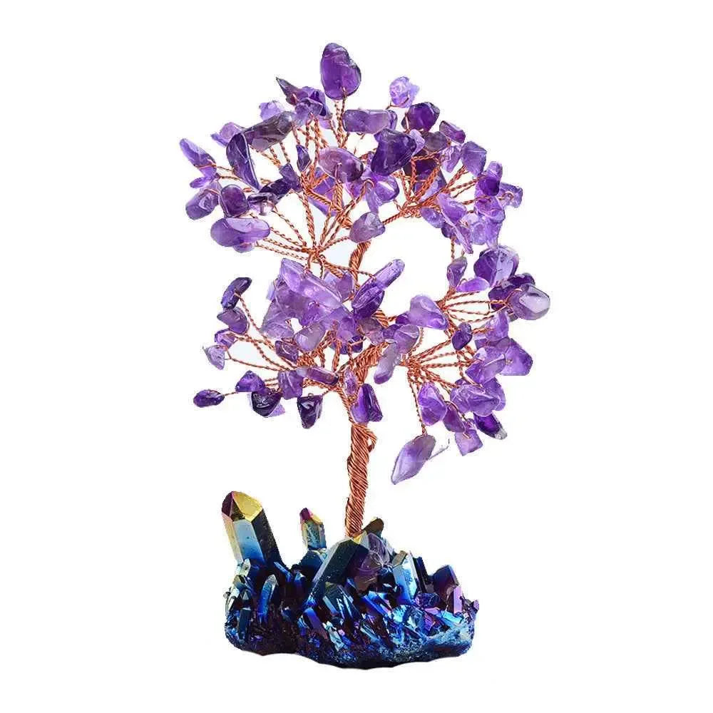 Natural Original Ecological Colorful Cluster Crystal Block Crystal Tree Energy Stone, Natural Original Ecological Colorful Cluster Crystal Block Crystal Tree Energy Stone - CRYSTALOIL