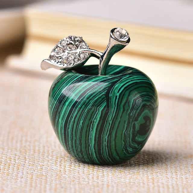 Natural Crystal Apple Colorful Quartz Stone Opal Decoration - CRYSTALOIL