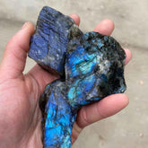 Blue Moonlight Stone, Large Raw Stone. - CRYSTALOIL
