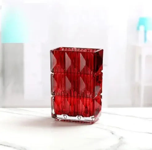 Nordic Light Luxury Bakala Crystal Vase Home Decoration - CRYSTALOIL