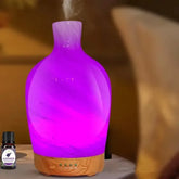 120 Ml3D Art Glass Aroma Diffuser Ultrasonic Humidifier - CRYSTALOIL