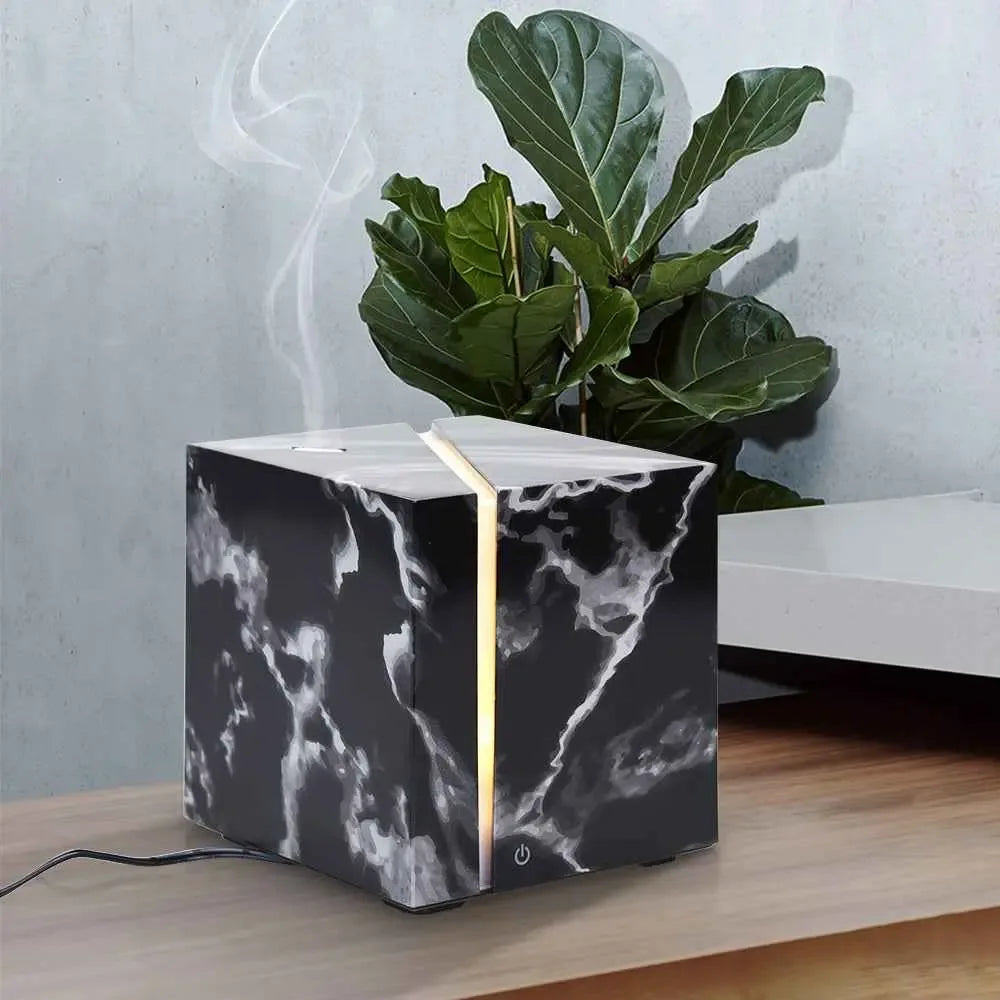 Marble pattern aromatherapy diffuser, &quot;Elevate your aromatherapy experience with our Marble Pattern Aromatherapy Diffuser, blending style and functionality seamlessly. Featuring a sophisticated marble pattern - CRYSTALOIL