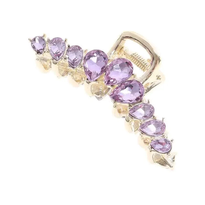 Light Luxury Medium Hair Clip, Female Crystal Elegant Fashion - CRYSTALOIL