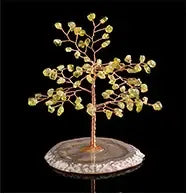 Crystal Lucky Tree Lucky Tree Natural Agate Piece Lucky Tree, Crafted with meticulous attention, this enchanting piece radiates positive energy - CRYSTALOIL