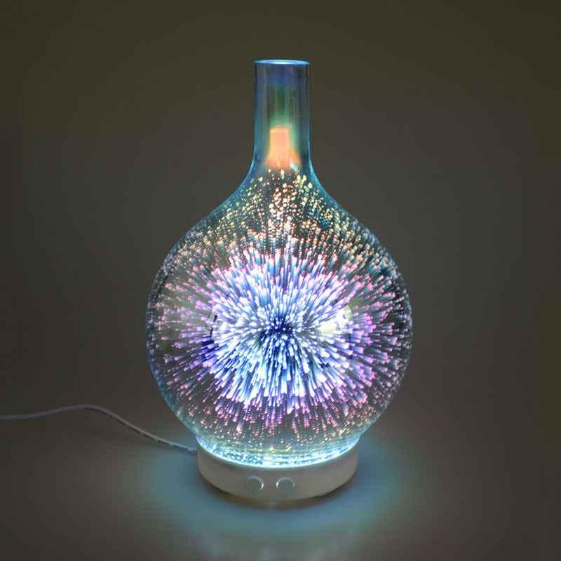 New Firework Ultrasonic Diffuser with Mesmerizing LED Light Display for Ambient Atmosphere - CRYSTALOIL