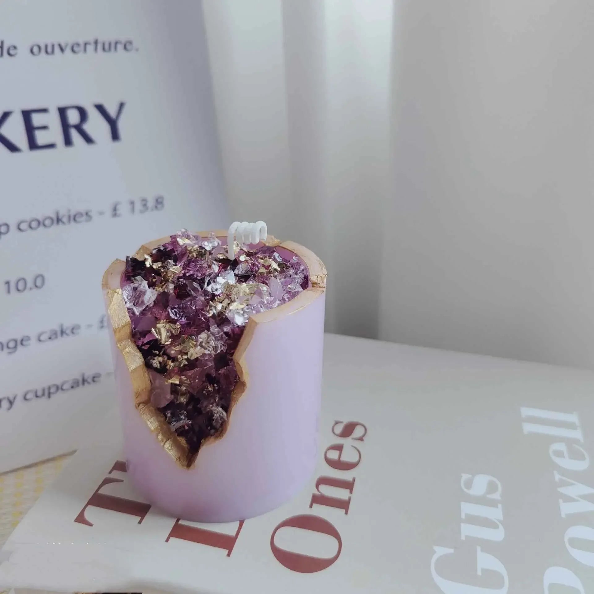 Crystal Aromatherapy Candles for Home Fragrance and Relaxation - CRYSTALOIL