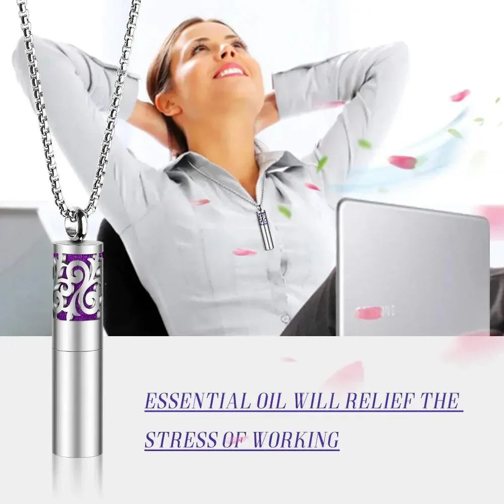 Maromalife Aromatherapy Diffuser Necklace - CRYSTALOIL