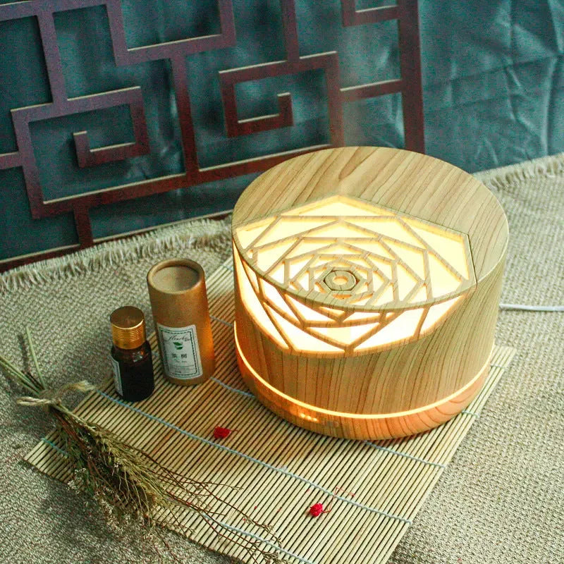 New Wood Grain Aromatherapy Machine Essential Oil Diffuser - CRYSTALOIL