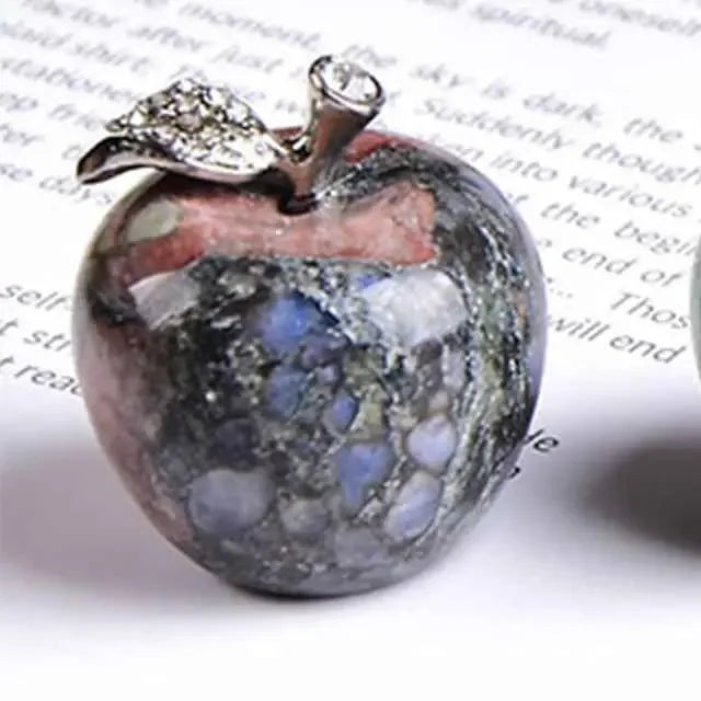 Natural Crystal Apple Colorful Quartz Stone Opal Decoration - CRYSTALOIL