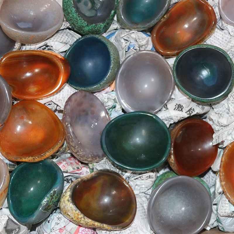 Crystal Agate Bowl Decoration, Crystal Agate Bowl Decoration, - CRYSTALOIL