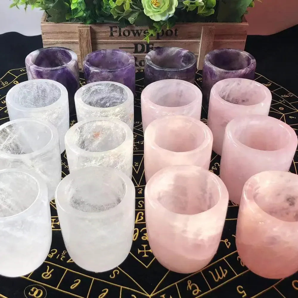 Mug In Natural White Crystal - CRYSTALOIL