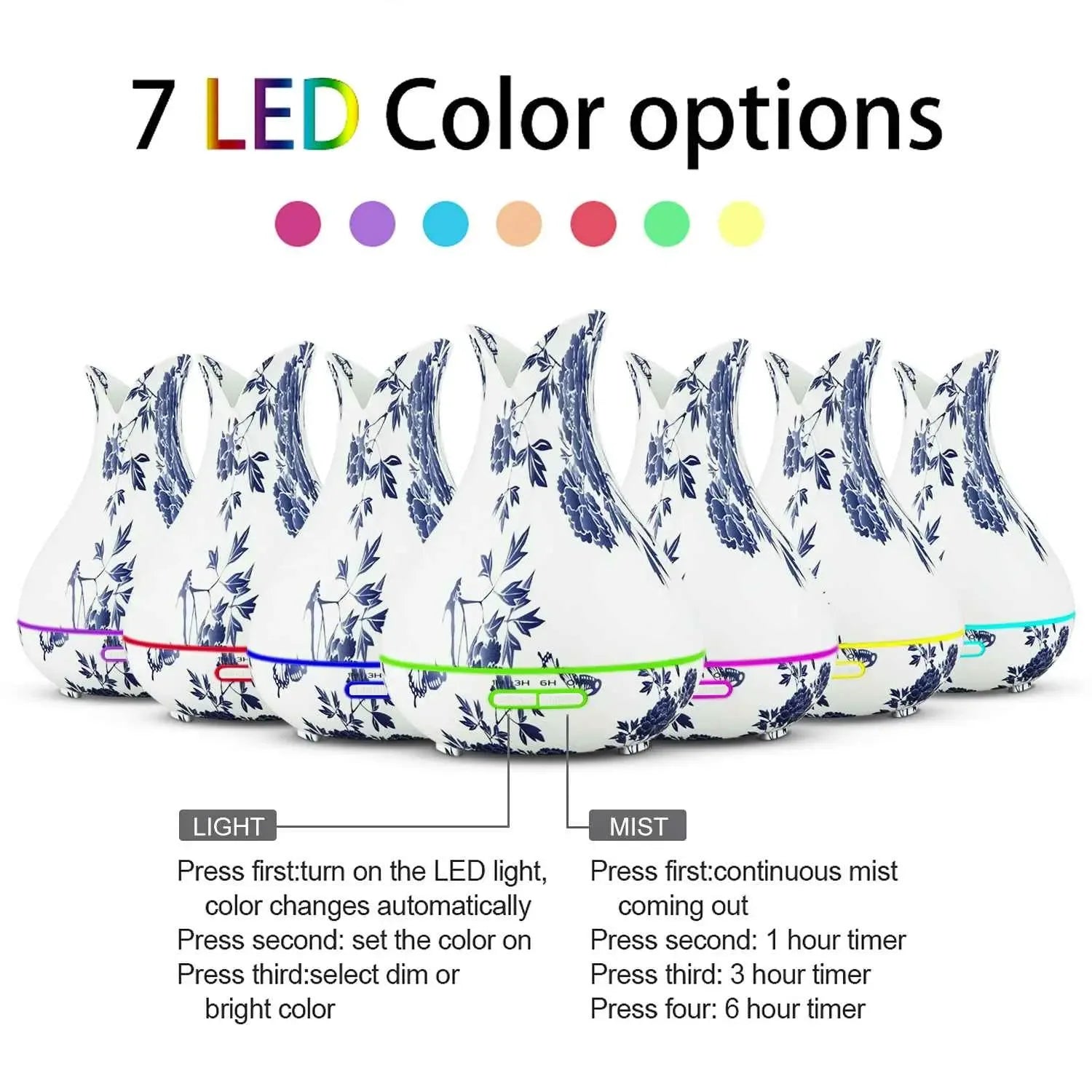 Aroma Diffuser Humidifier for Stylish Aromatherapy and Home Fragrance - CRYSTALOIL