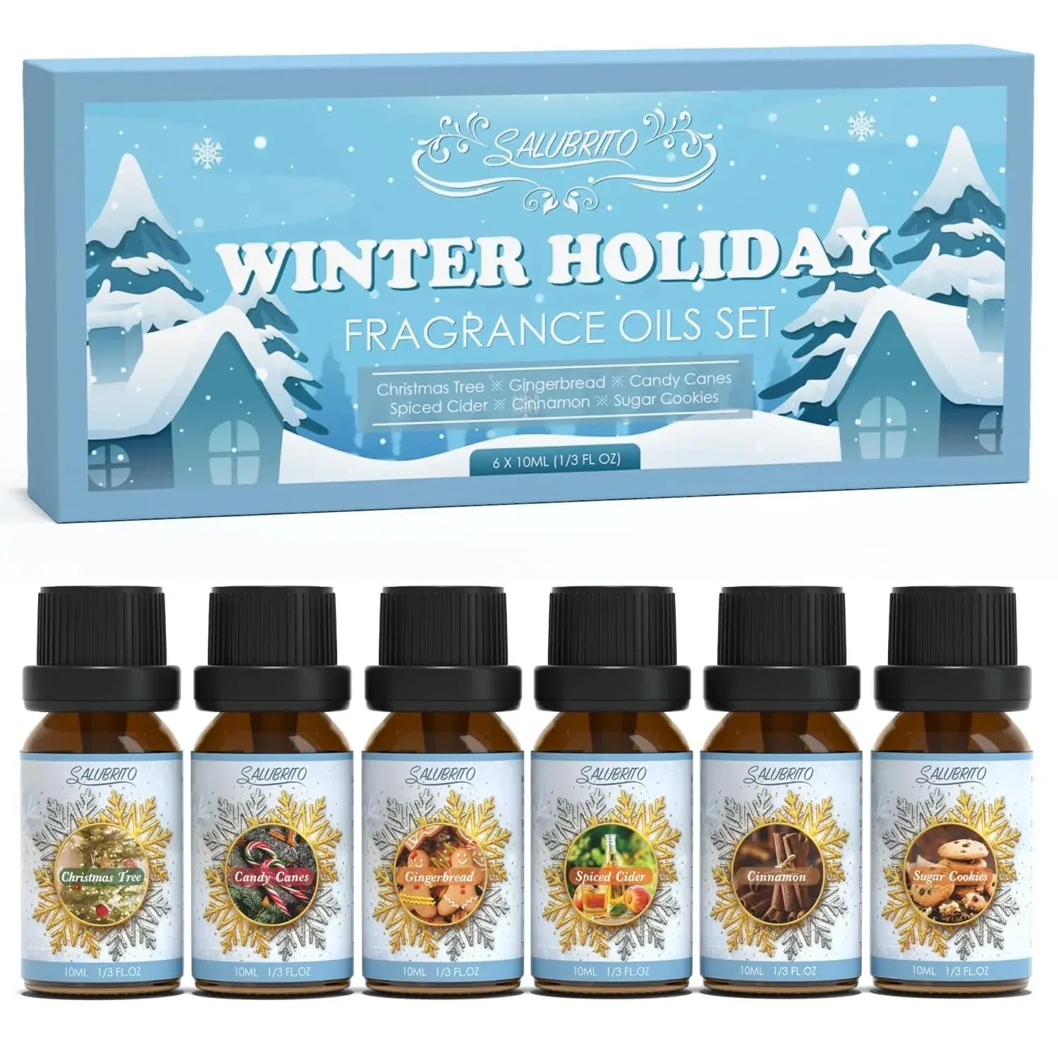 SALUBRITO Halloween Fragrance Oils Set - CRYSTALOIL