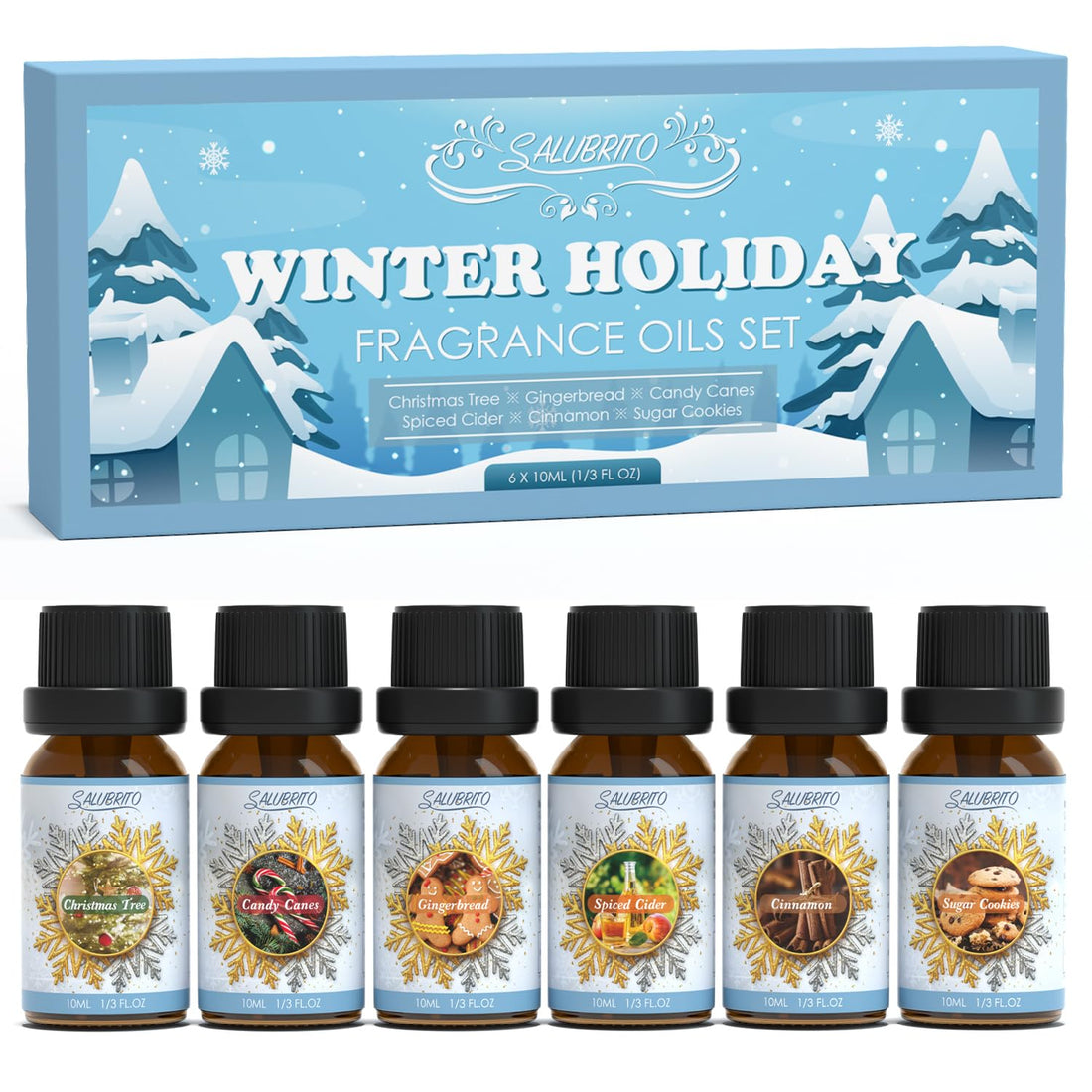 SALUBRITO Halloween Fragrance Oils Set