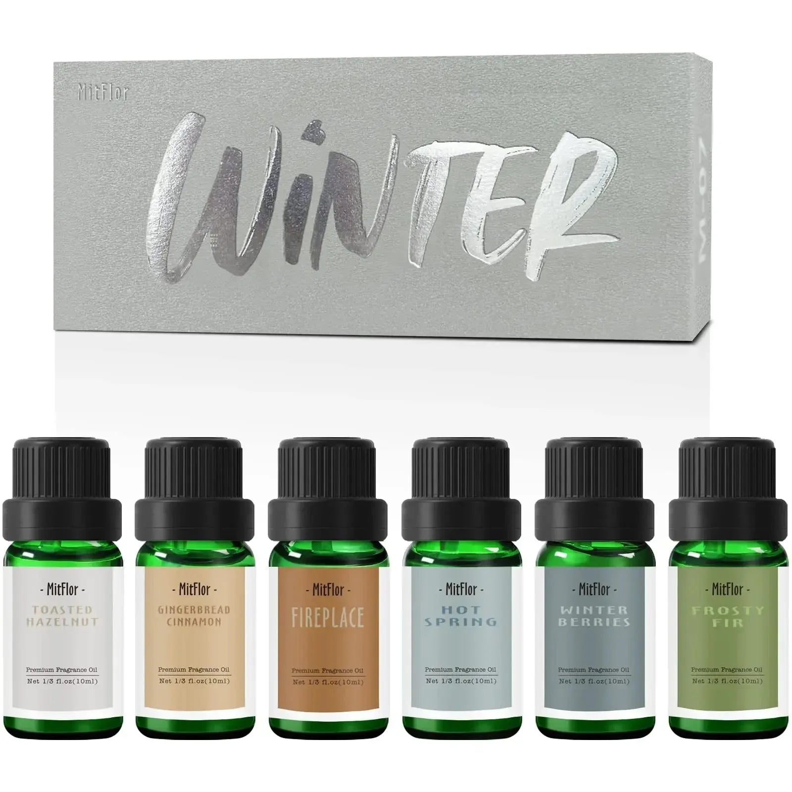 6 Fall Scents for Diffusers, Candles & Soaps (10ml Each) - CRYSTALOIL