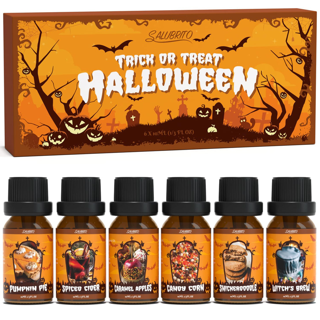 SALUBRITO Halloween Fragrance Oils Set
