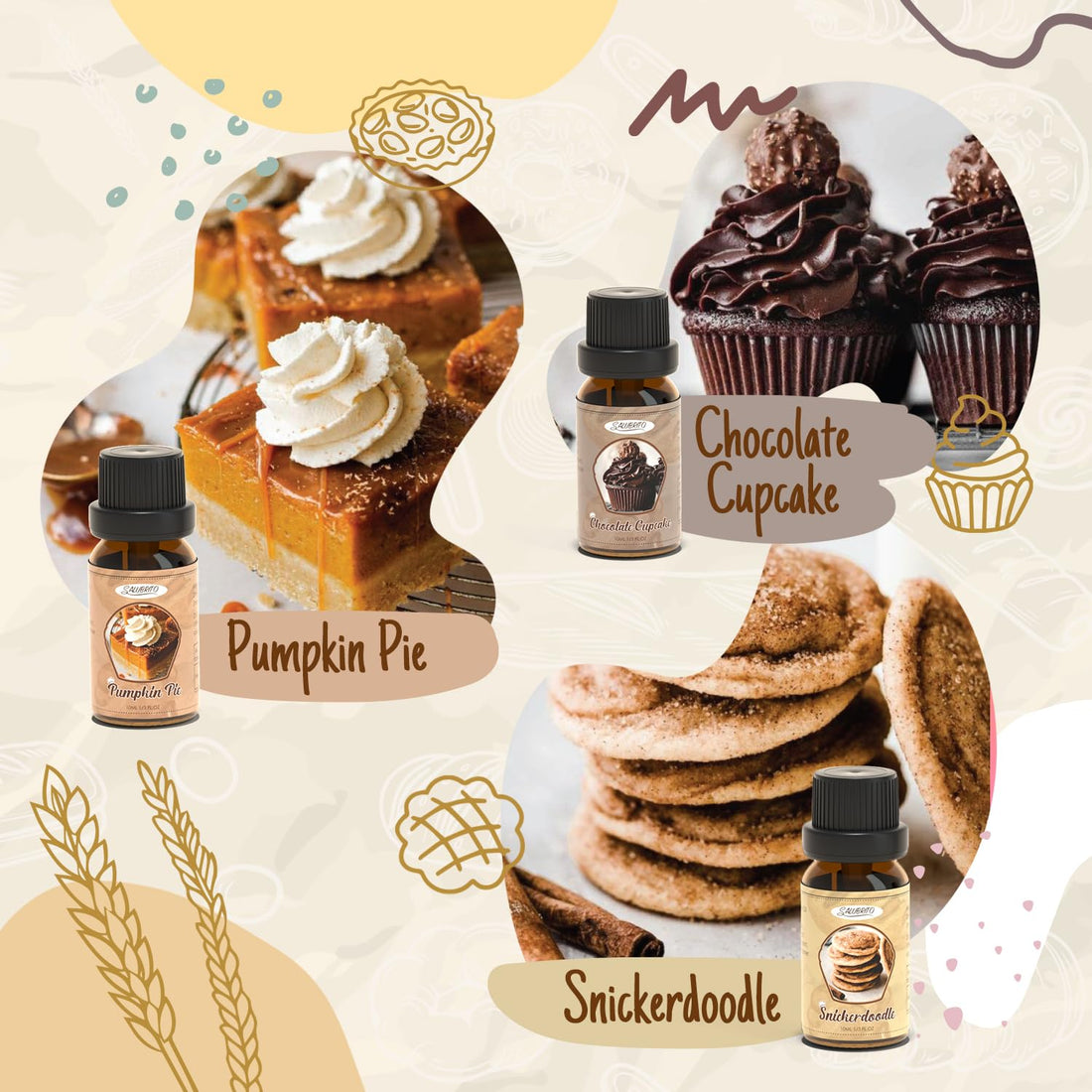 SALUBRITO Halloween Fragrance Oils Set