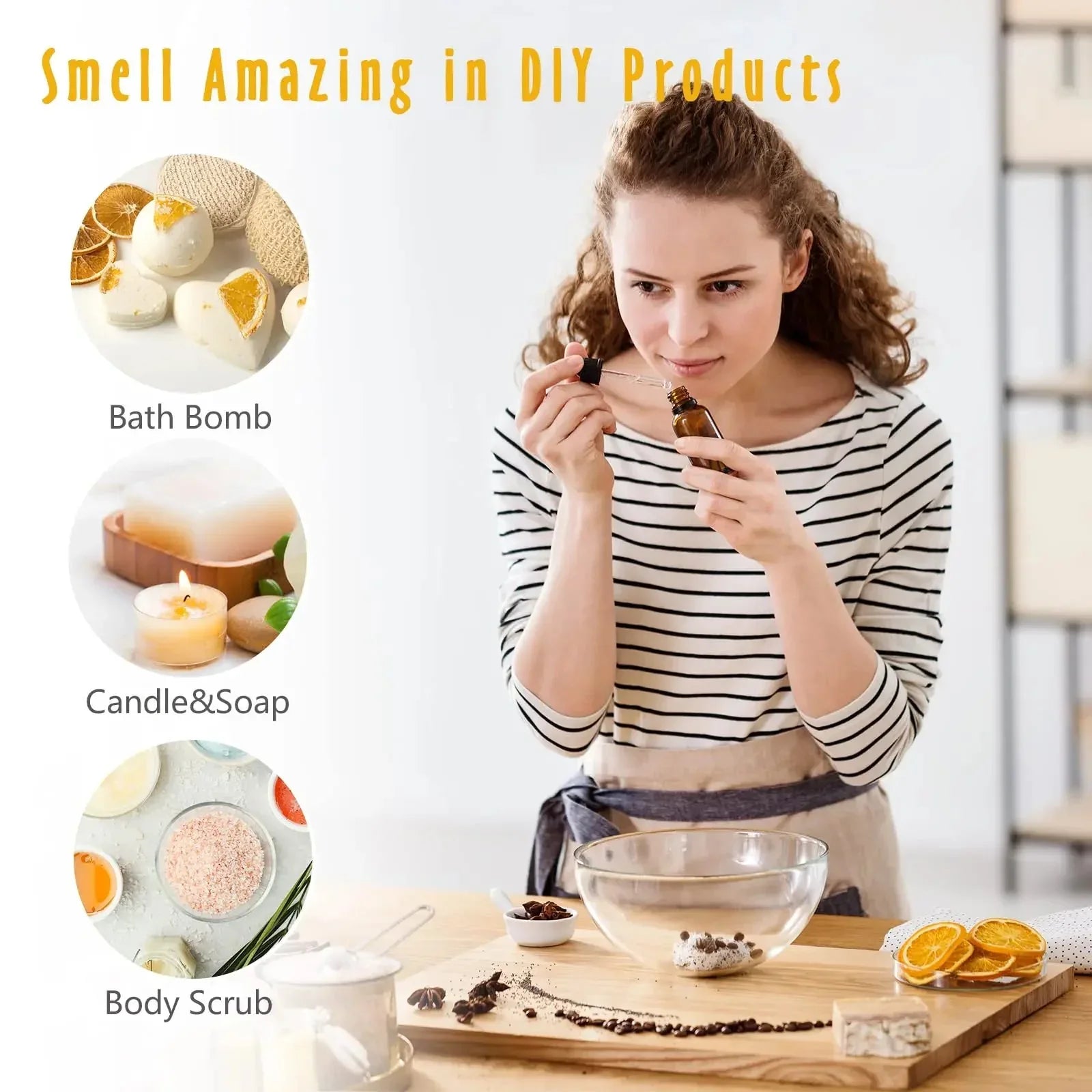 6 Fall Scents for Diffusers, Candles & Soaps (10ml Each) - CRYSTALOIL