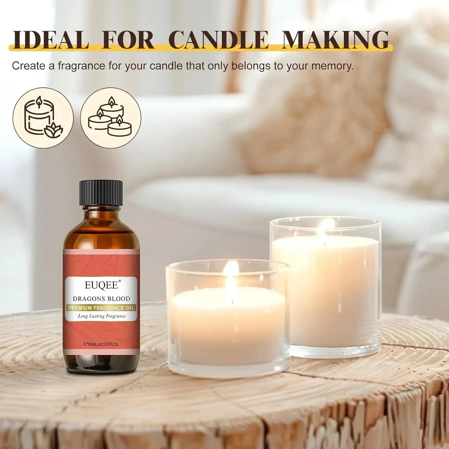 EUQEE Dragons Blood Fragrance Oil – 60ml Dropper Bottle - CRYSTALOIL