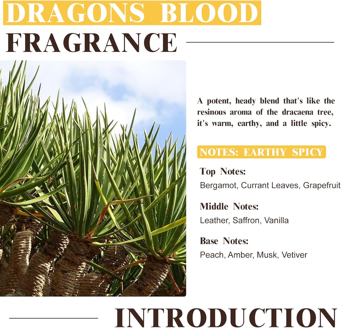 EUQEE Dragons Blood Fragrance Oil – 60ml Dropper Bottle