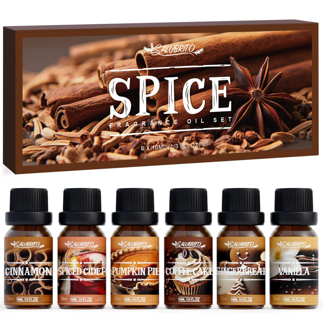 SALUBRITO Halloween Fragrance Oils Set