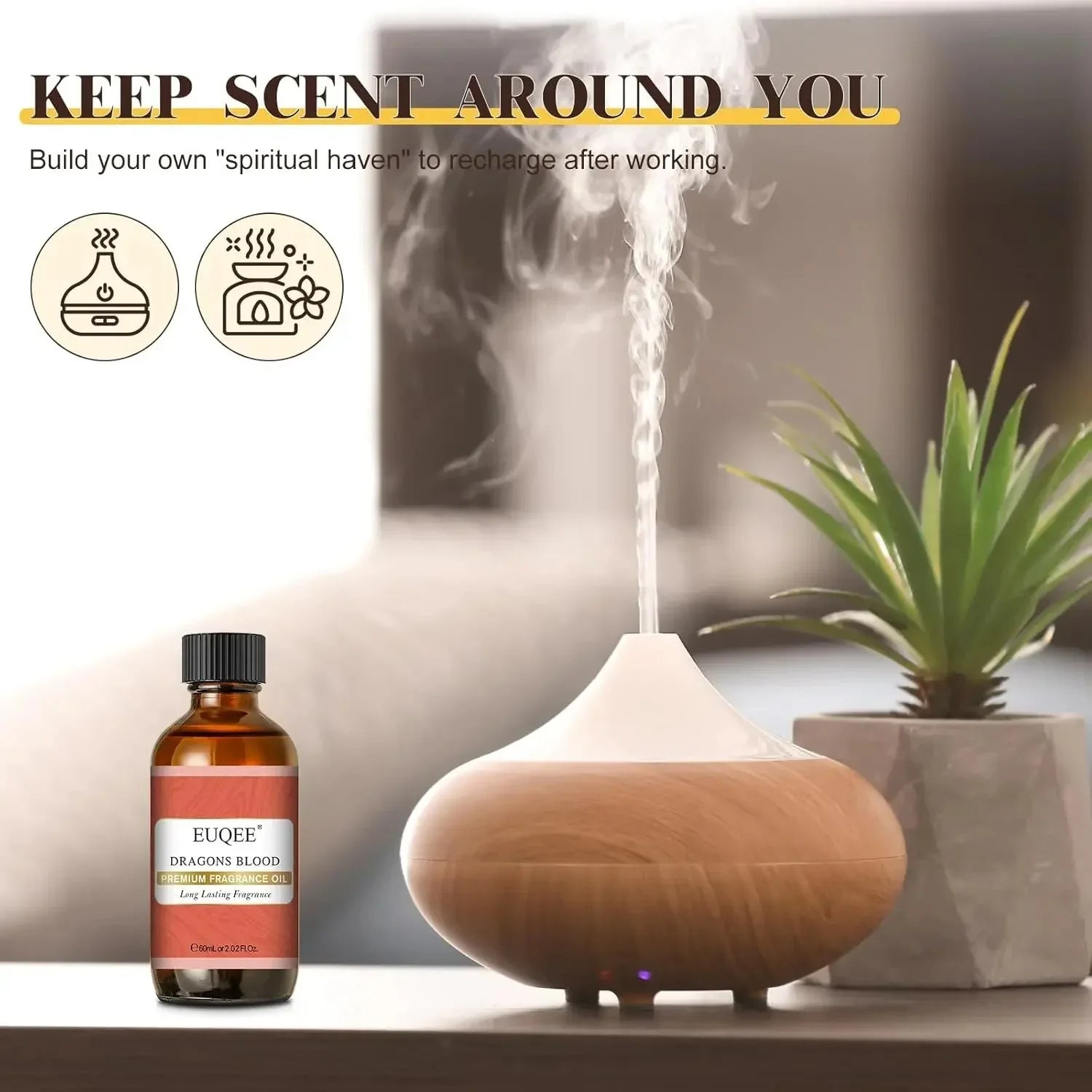 EUQEE Dragons Blood Fragrance Oil – 60ml Dropper Bottle - CRYSTALOIL